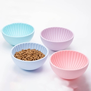 non-slip silicone dog bowl