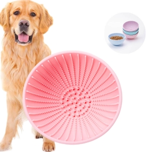 non-slip silicone dog bowl